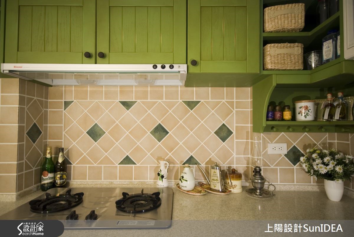 10坪預售屋＿鄉村風廚房案例圖片＿上陽設計＿上陽_01之11
