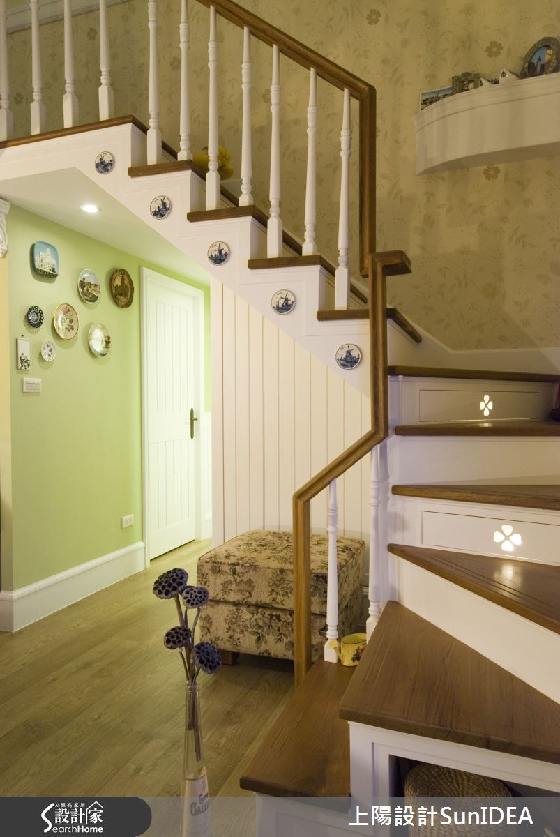 10坪預售屋＿鄉村風樓梯案例圖片＿上陽設計＿上陽_01之12