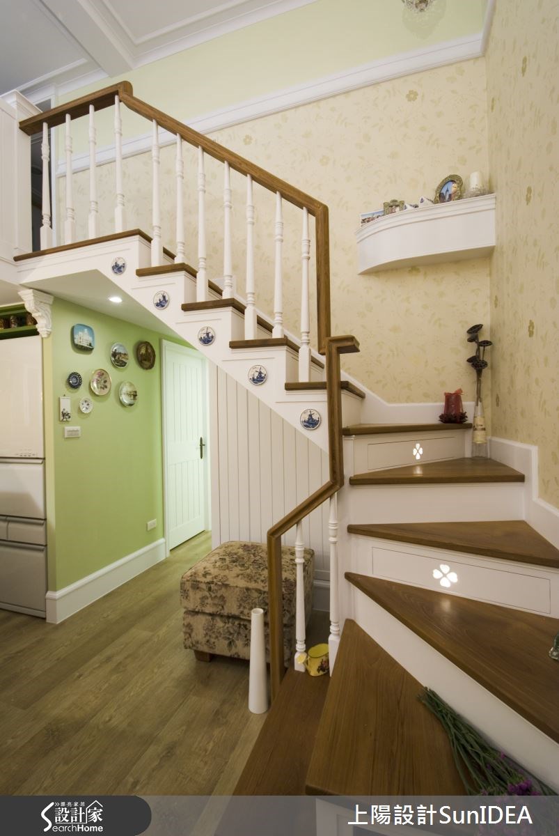 10坪預售屋＿鄉村風樓梯案例圖片＿上陽設計＿上陽_01之13