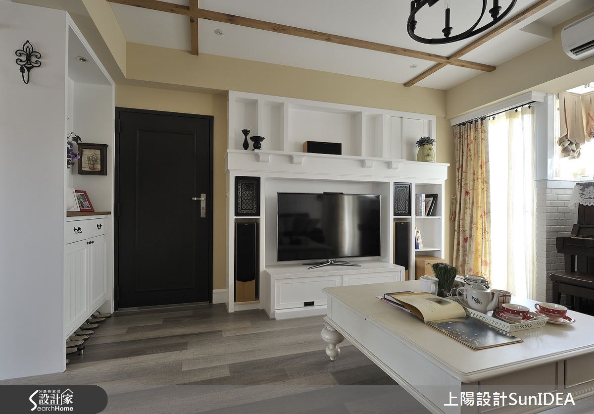 35坪老屋(16~30年)＿鄉村風玄關客廳案例圖片＿上陽設計＿上陽_13之1
