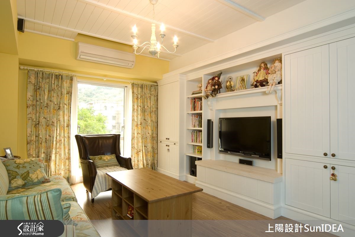 30坪新成屋(5年以下)＿鄉村風客廳案例圖片＿上陽設計＿上陽_02之2