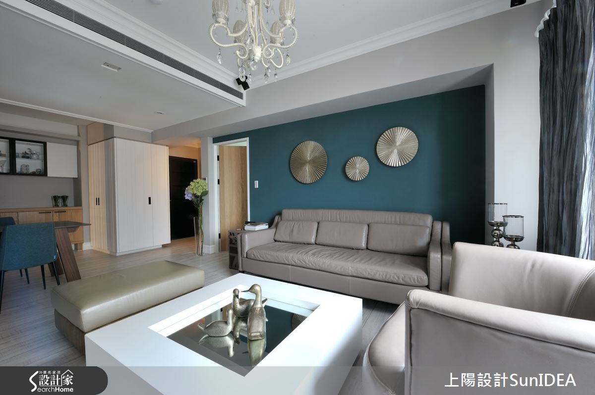 40坪預售屋＿北歐風客廳案例圖片＿上陽設計＿上陽_12之4