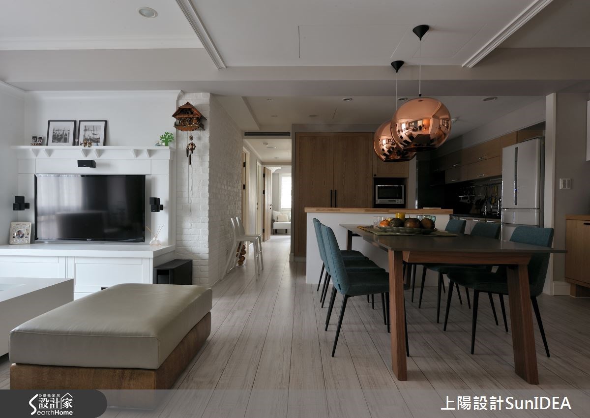 40坪預售屋＿北歐風客廳餐廳案例圖片＿上陽設計＿上陽_12之6
