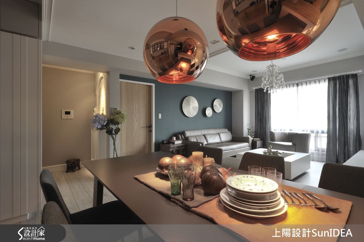 40坪預售屋＿北歐風客廳餐廳案例圖片＿上陽設計＿上陽_12之8