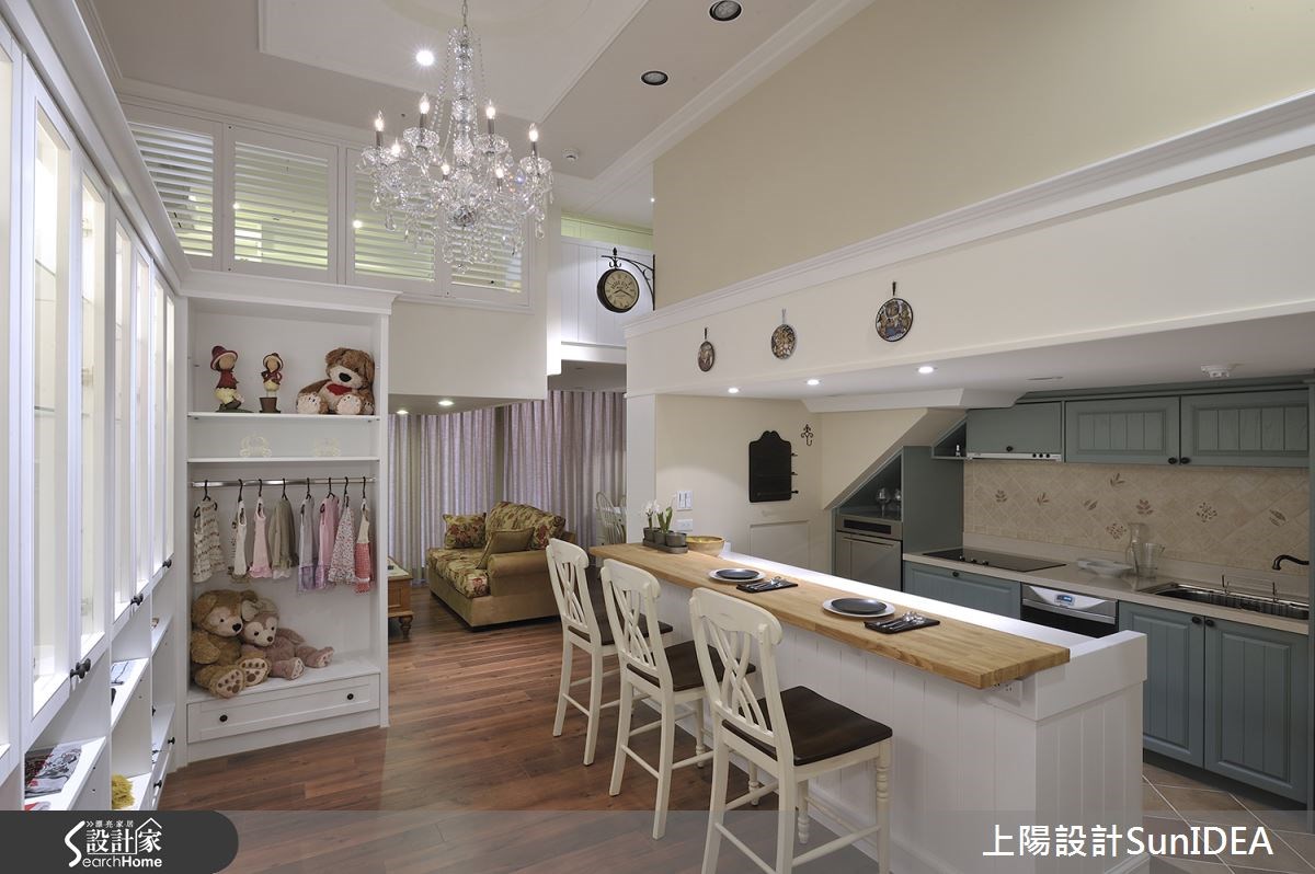 18坪新成屋(5年以下)＿鄉村風餐廳廚房吧檯案例圖片＿上陽設計＿上陽_16之8