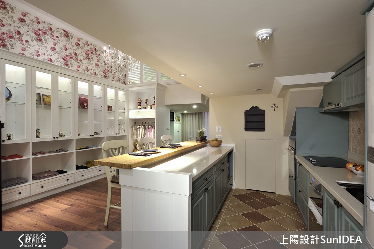 18坪新成屋(5年以下)＿鄉村風餐廳廚房吧檯案例圖片＿上陽設計＿上陽_16之11