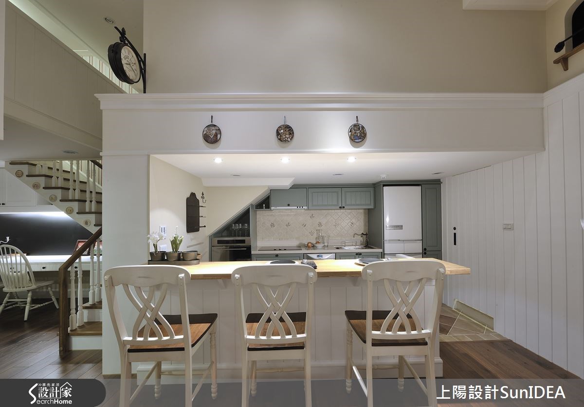 18坪新成屋(5年以下)＿鄉村風餐廳廚房吧檯案例圖片＿上陽設計＿上陽_16之14
