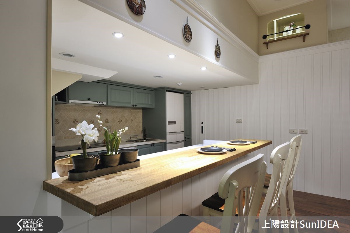 18坪新成屋(5年以下)＿鄉村風餐廳廚房吧檯案例圖片＿上陽設計＿上陽_16之15