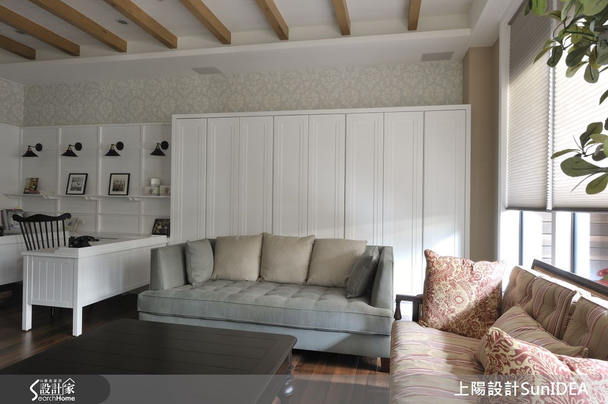 17坪新成屋(5年以下)＿鄉村風客廳案例圖片＿上陽設計＿上陽_17之2