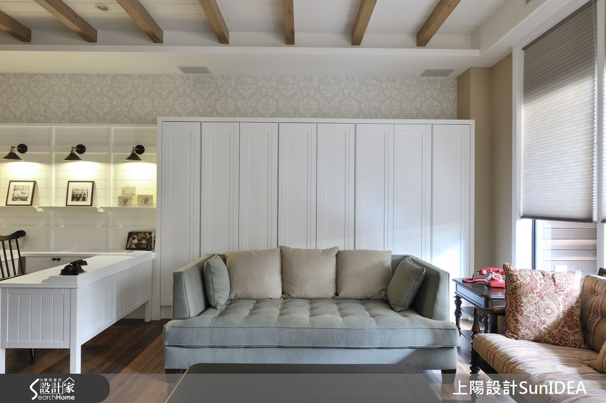 17坪新成屋(5年以下)＿鄉村風客廳案例圖片＿上陽設計＿上陽_17之4