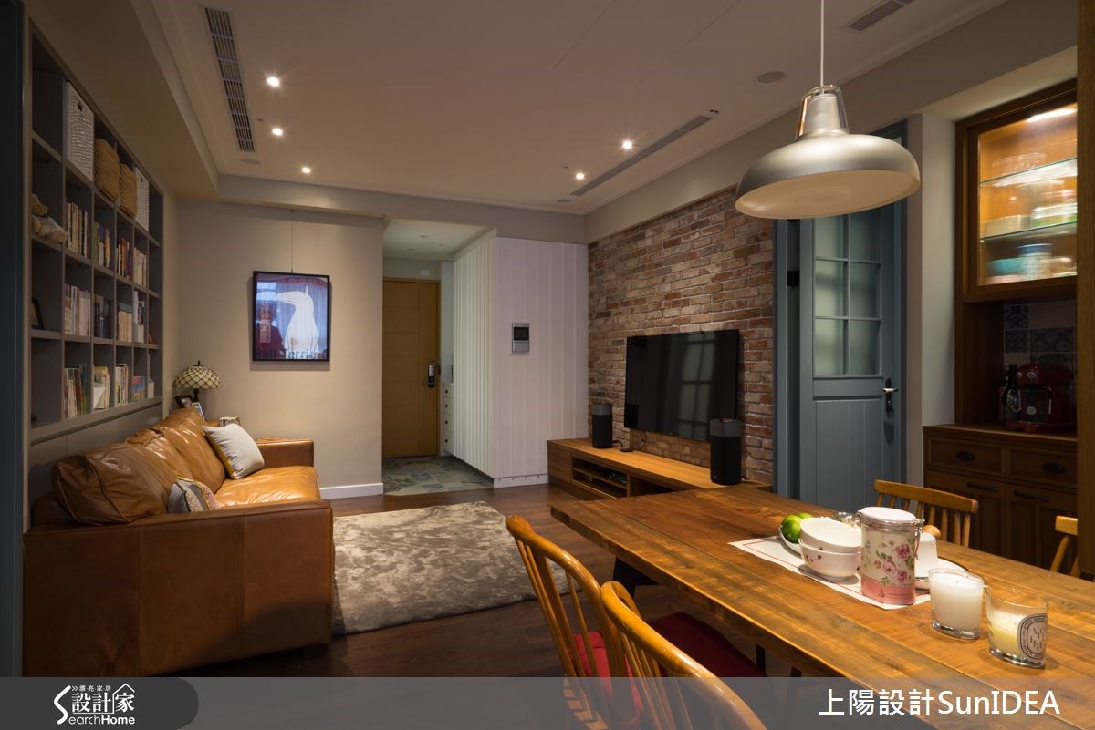 25坪新成屋(5年以下)＿鄉村風客廳餐廳案例圖片＿上陽設計＿上陽_18之12
