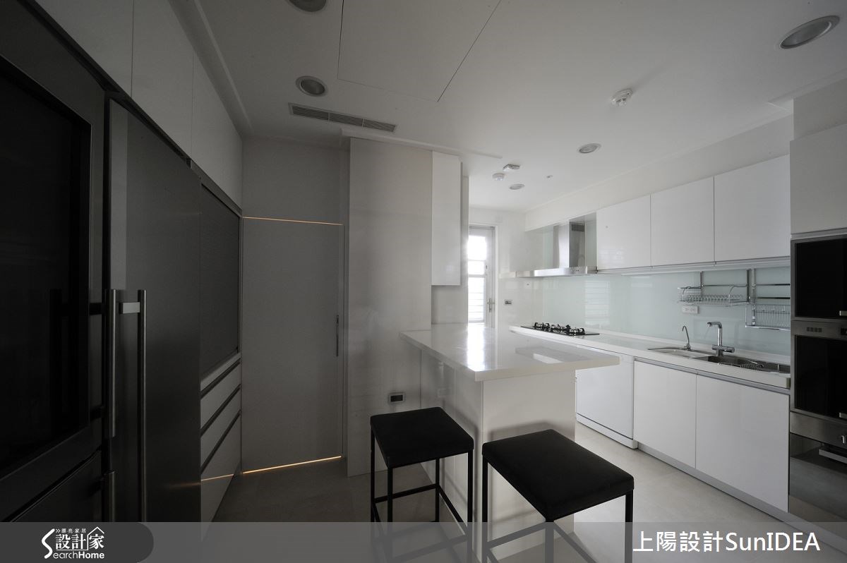 60坪預售屋＿現代風廚房吧檯案例圖片＿上陽設計＿上陽_19之9