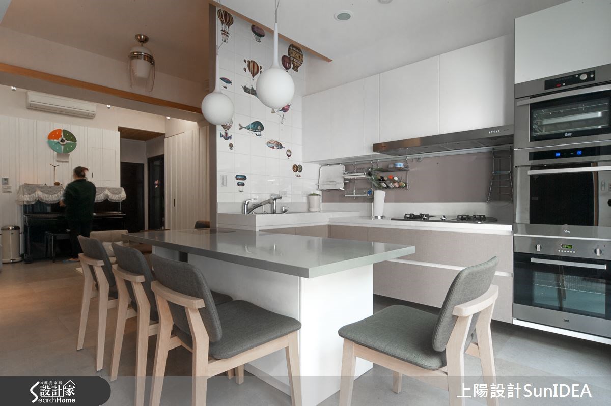 28坪新成屋(5年以下)＿現代風餐廳廚房吧檯案例圖片＿上陽設計＿上陽_20之14