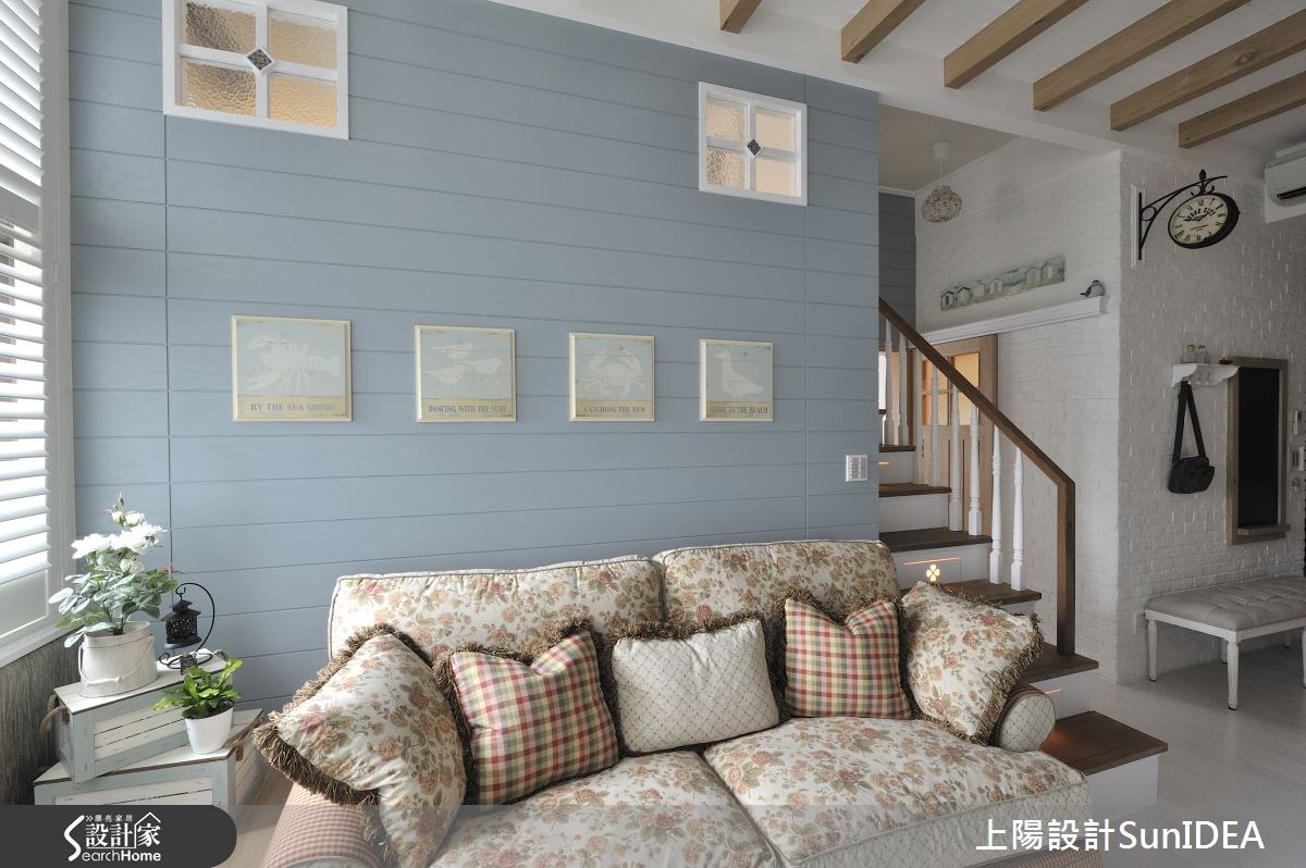 14坪新成屋(5年以下)＿鄉村風客廳案例圖片＿上陽設計＿上陽_22之7