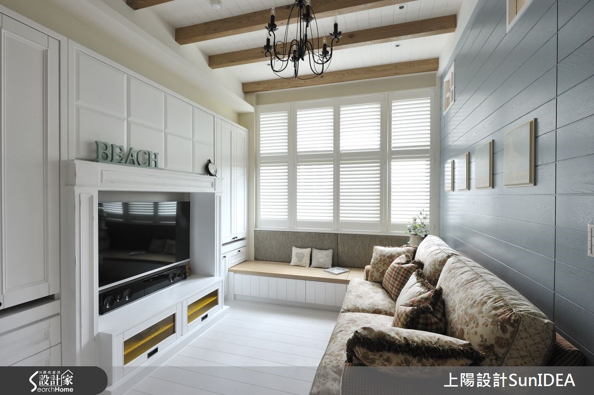 14坪新成屋(5年以下)＿鄉村風客廳臥榻案例圖片＿上陽設計＿上陽_22之9