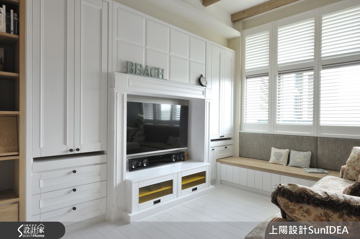14坪新成屋(5年以下)＿鄉村風客廳臥榻案例圖片＿上陽設計＿上陽_22之10