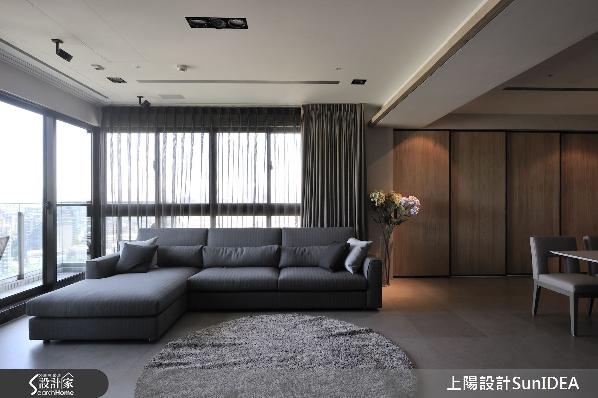 50坪新成屋(5年以下)＿現代風客廳案例圖片＿上陽設計＿上陽_23之8