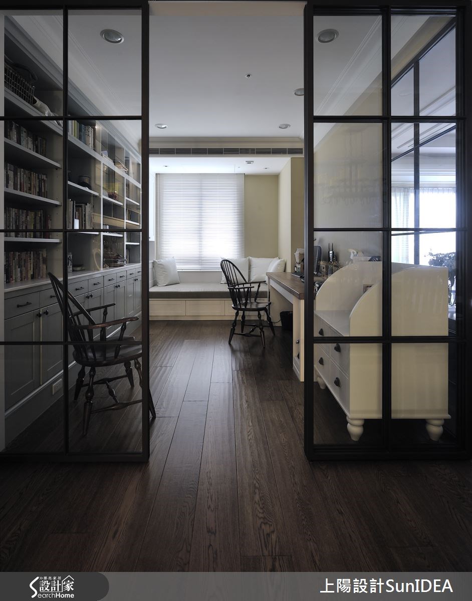 50坪新成屋(5年以下)＿美式風書房臥榻案例圖片＿上陽設計＿上陽_25之12