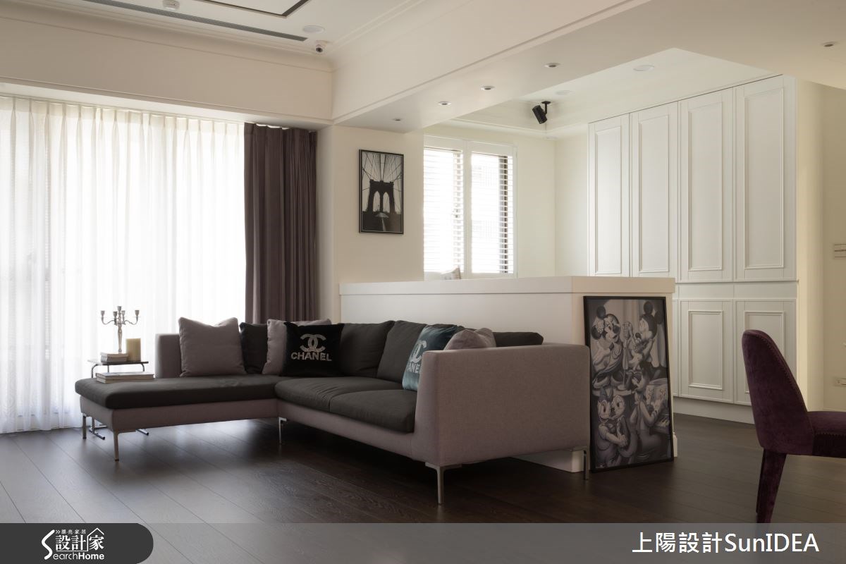 26坪新成屋(5年以下)＿美式風客廳案例圖片＿上陽設計＿上陽_28之6