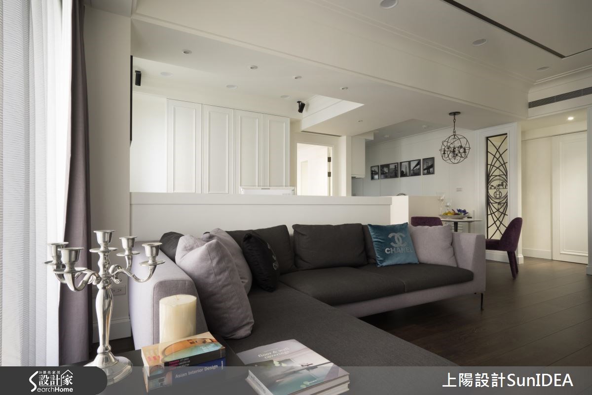 26坪新成屋(5年以下)＿美式風客廳案例圖片＿上陽設計＿上陽_28之10