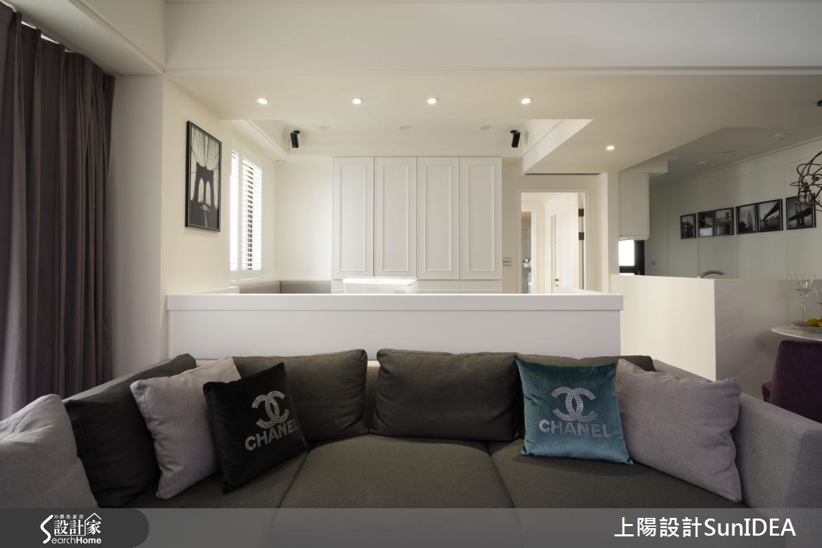 26坪新成屋(5年以下)＿美式風客廳案例圖片＿上陽設計＿上陽_28之11