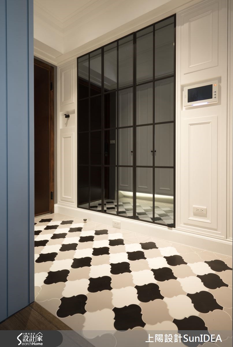 26坪新成屋(5年以下)＿美式風玄關案例圖片＿上陽設計＿上陽_29之2