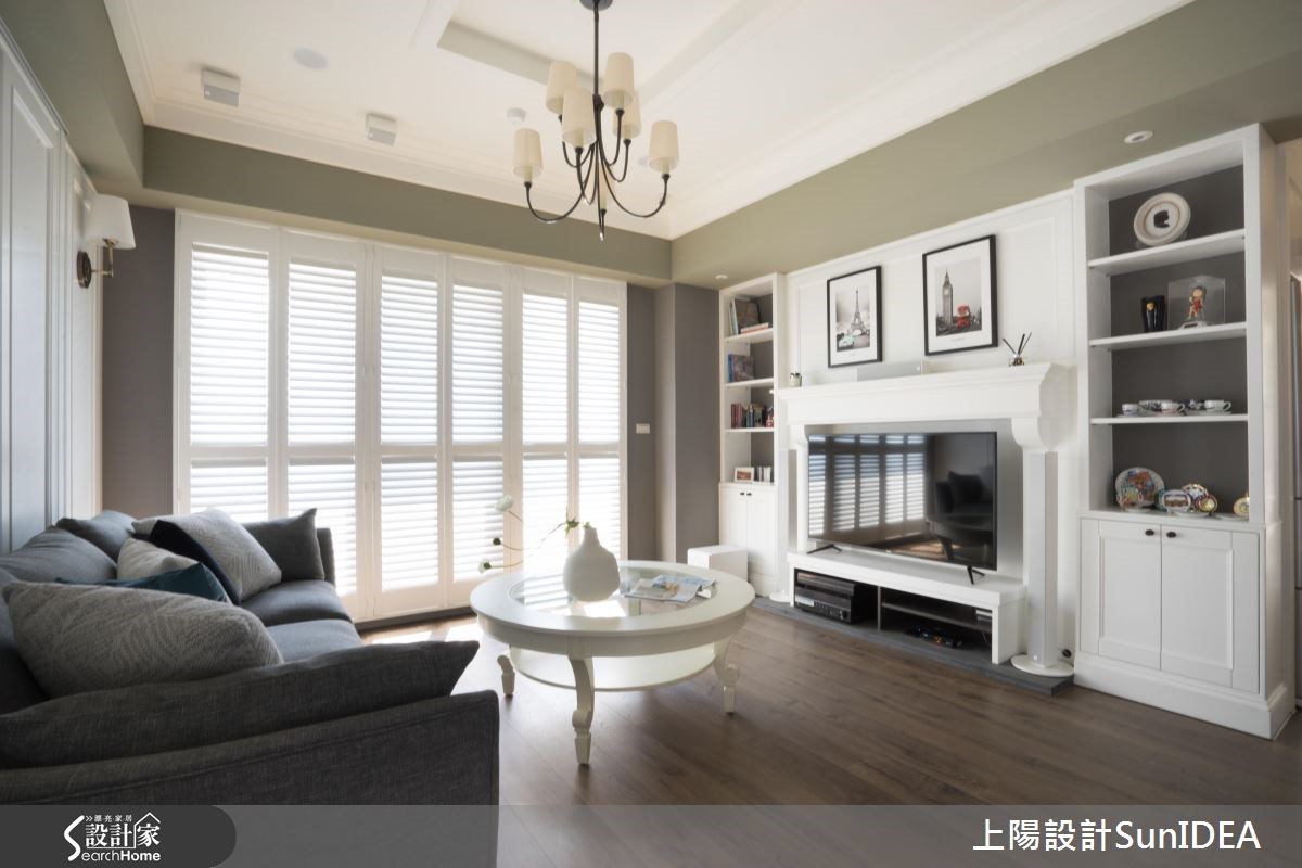 26坪新成屋(5年以下)＿美式風客廳案例圖片＿上陽設計＿上陽_29之3