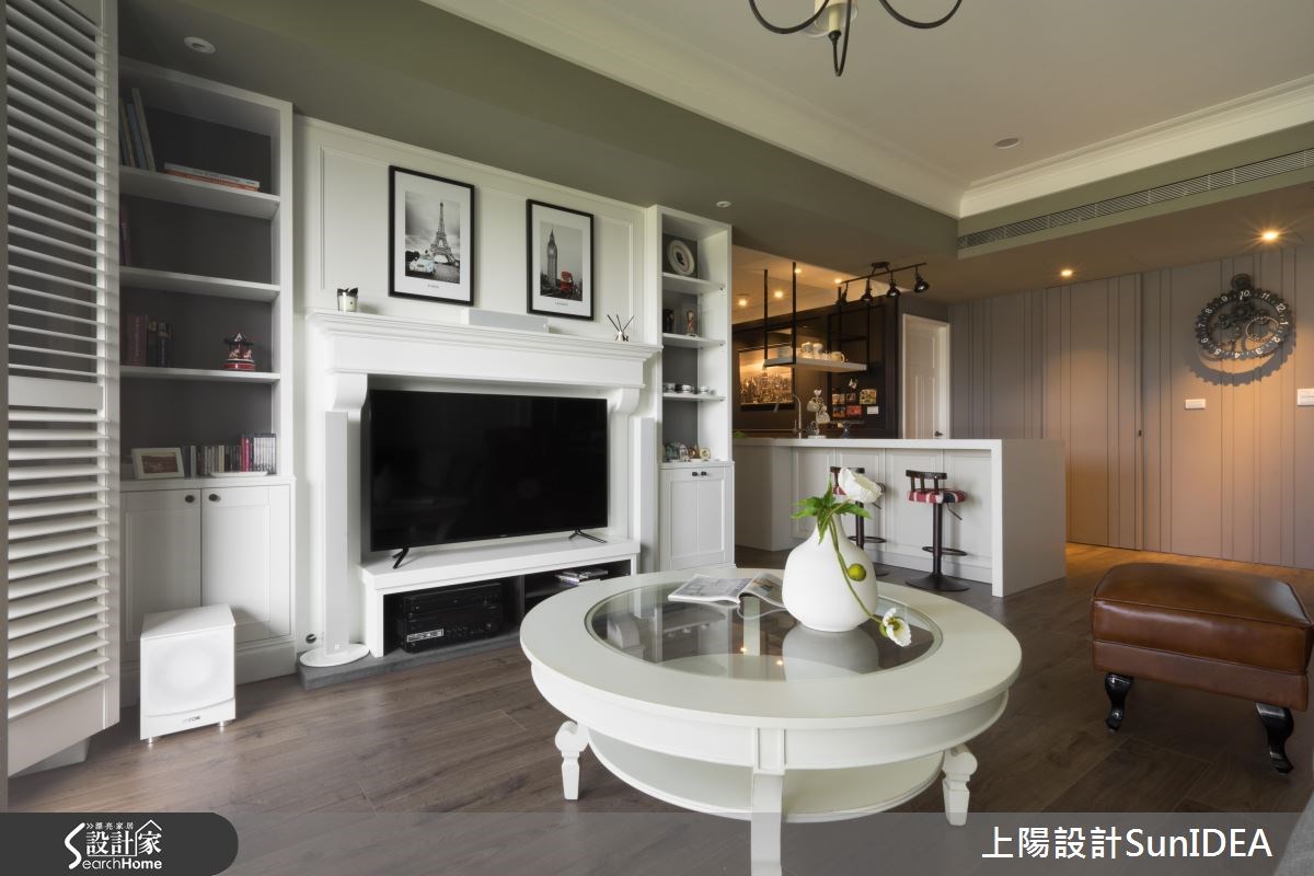 26坪新成屋(5年以下)＿美式風客廳吧檯案例圖片＿上陽設計＿上陽_29之4