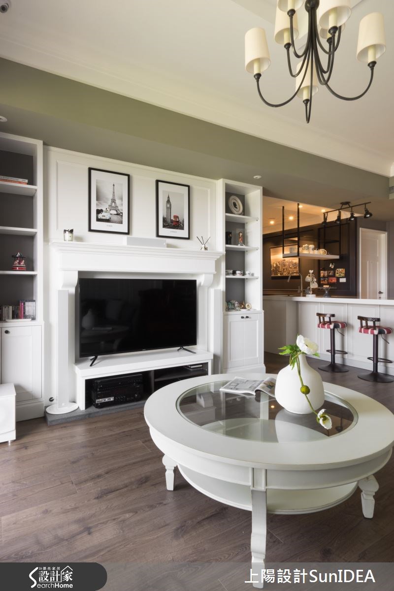 26坪新成屋(5年以下)＿美式風客廳吧檯案例圖片＿上陽設計＿上陽_29之5