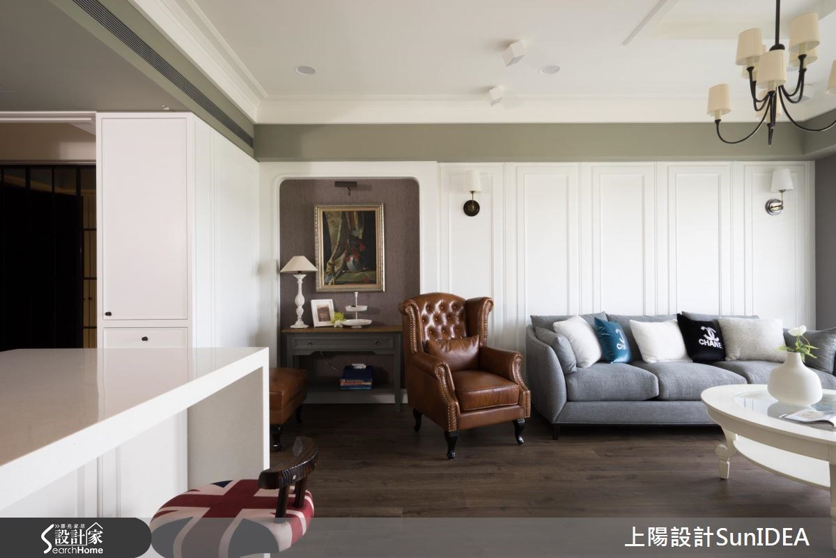26坪新成屋(5年以下)＿美式風客廳吧檯案例圖片＿上陽設計＿上陽_29之9