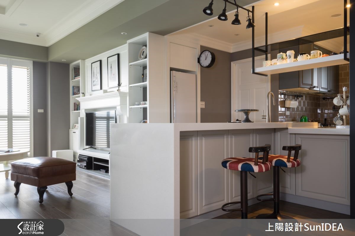 26坪新成屋(5年以下)＿美式風吧檯案例圖片＿上陽設計＿上陽_29之10