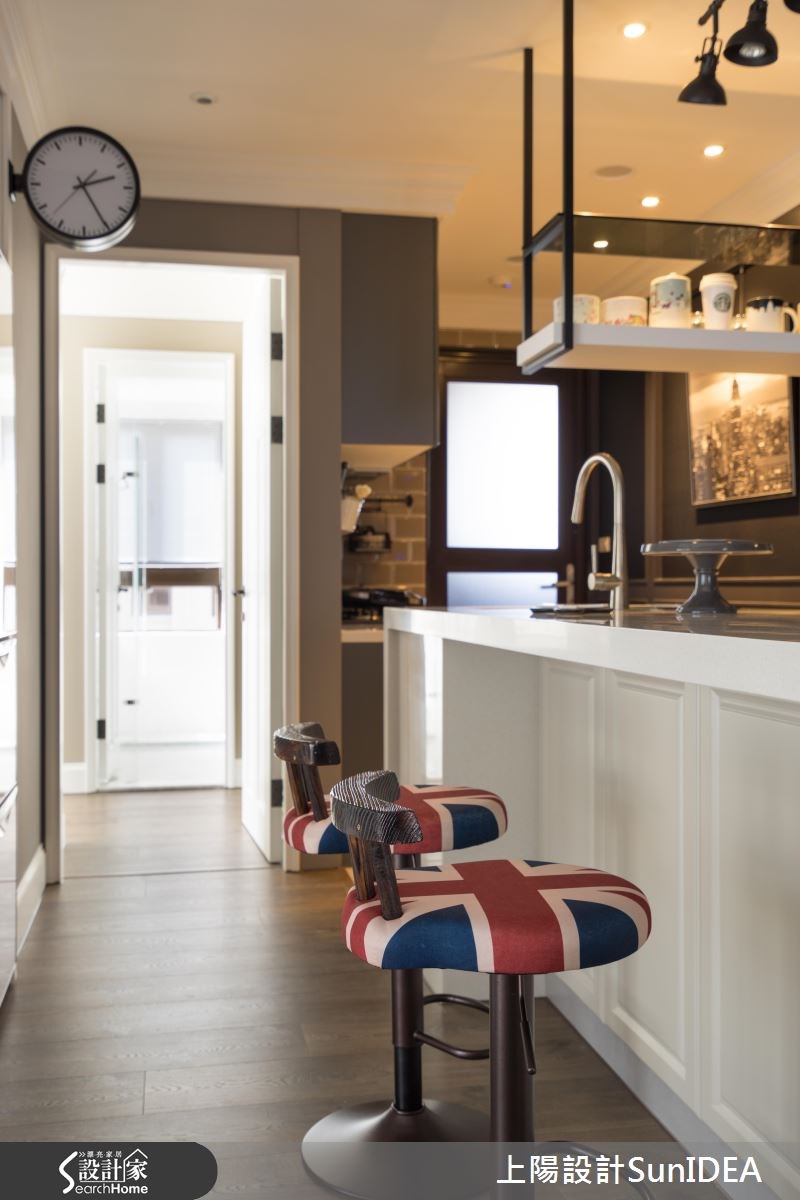 26坪新成屋(5年以下)＿美式風吧檯案例圖片＿上陽設計＿上陽_29之13