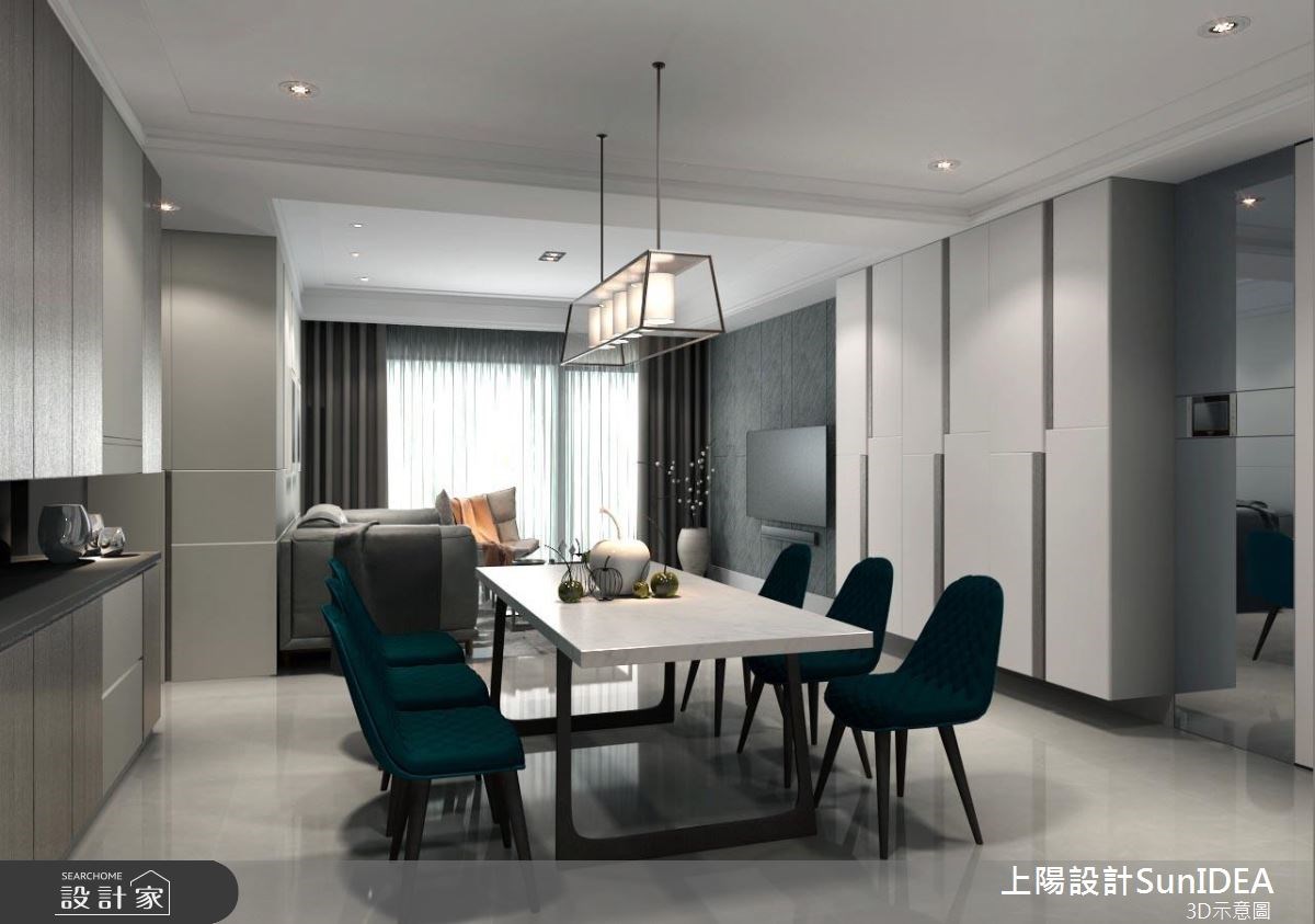 38坪新成屋(5年以下)＿現代風餐廳案例圖片＿上陽設計＿上陽_31之11