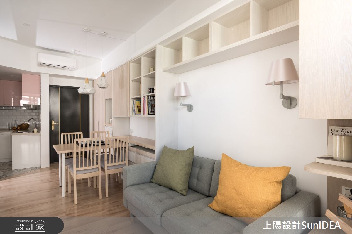 12坪中古屋(5~15年)＿日式無印風客廳餐廳案例圖片＿上陽設計＿上陽_33之6