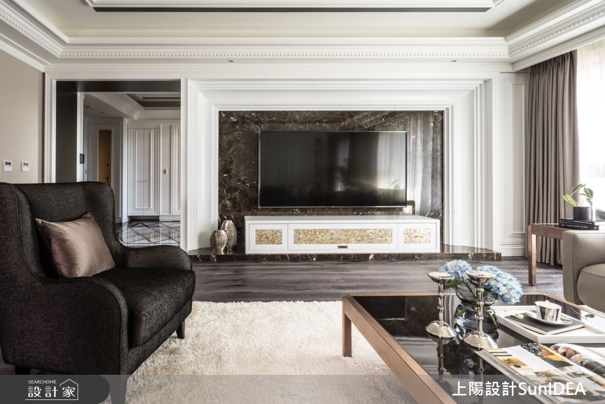 70坪新成屋(5年以下)＿新古典客廳案例圖片＿上陽設計＿上陽_35之4