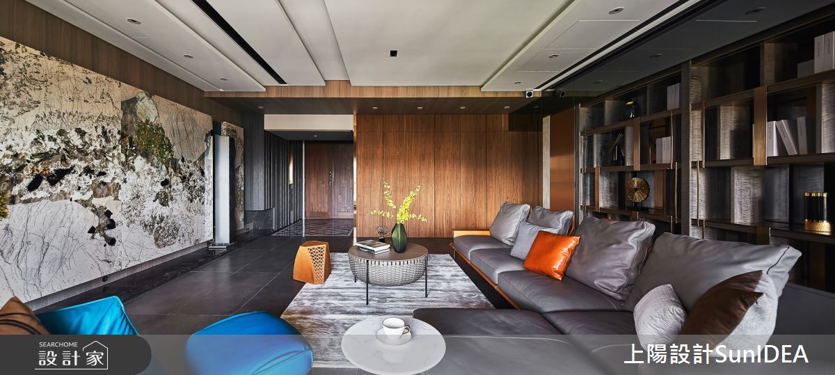 90坪毛胚屋＿現代奢華風客廳案例圖片＿上陽設計＿上陽_37之1