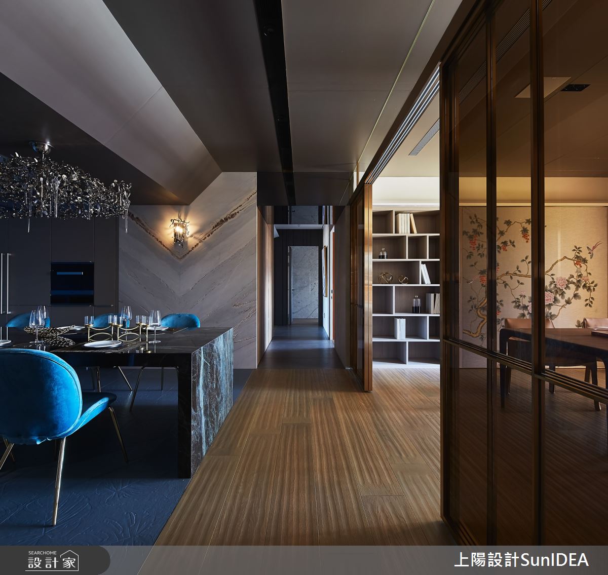 90坪毛胚屋＿現代奢華風走廊案例圖片＿上陽設計＿上陽_37之10