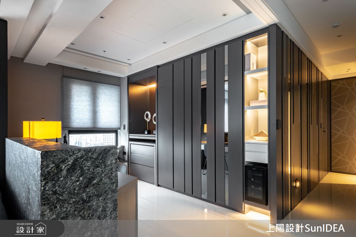 35坪新成屋(5年以下)＿現代輕奢風書房工作區案例圖片＿上陽設計＿上陽_38之9