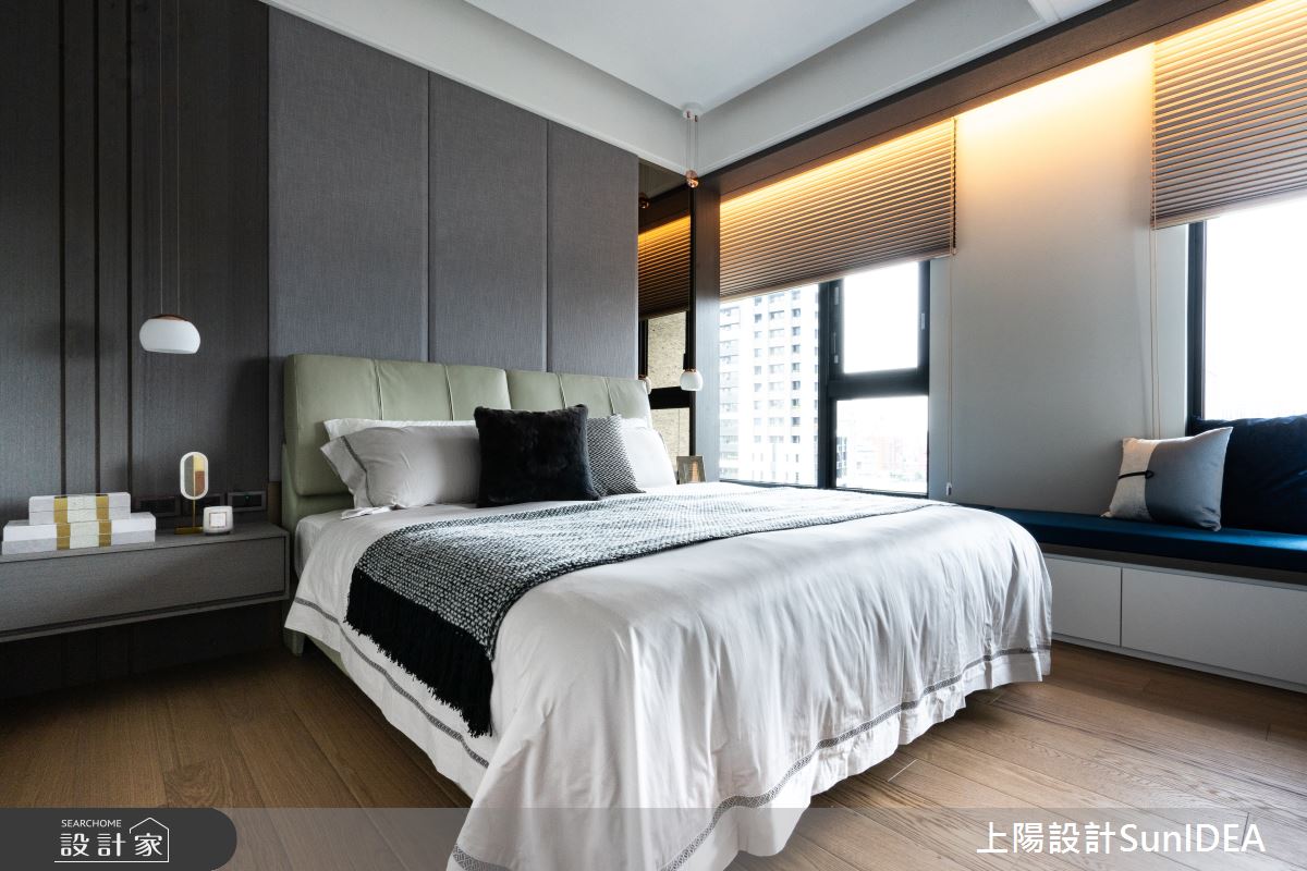 35坪新成屋(5年以下)＿現代輕奢風臥室案例圖片＿上陽設計＿上陽_38之15