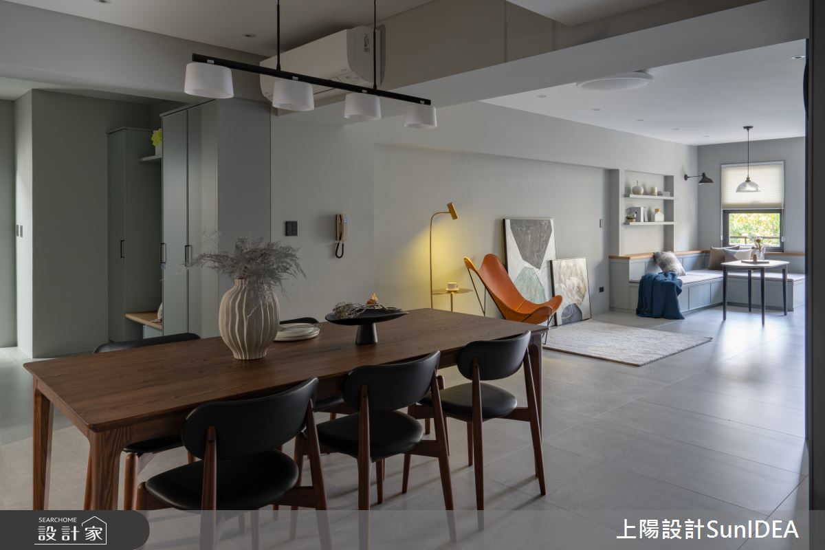45坪老屋(16~30年)＿北歐風客廳餐廳案例圖片＿上陽設計＿上陽_39之4