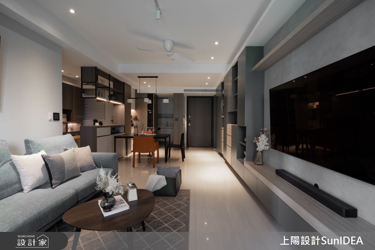 28坪新成屋(5年以下)＿現代風玄關客廳餐廳案例圖片＿上陽設計＿上陽_40之10