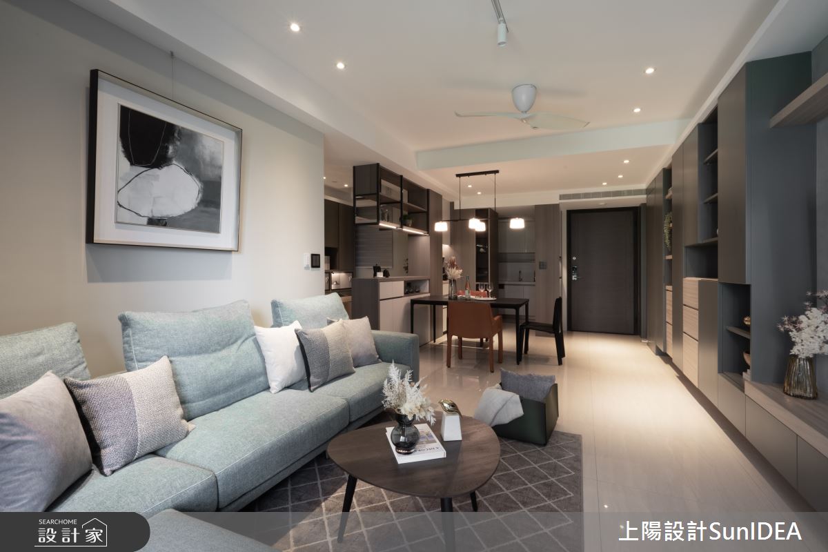 28坪新成屋(5年以下)＿現代風玄關客廳餐廳案例圖片＿上陽設計＿上陽_40之11
