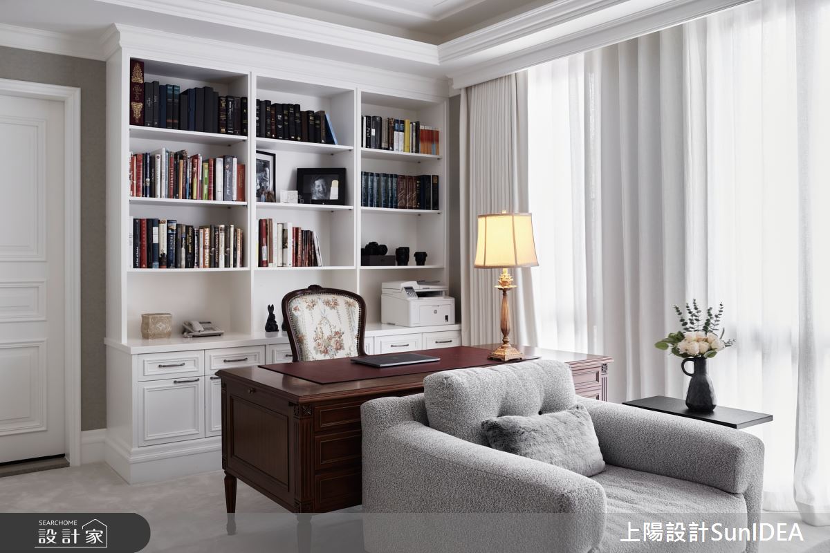 80坪新成屋(5年以下)＿美式風書房案例圖片＿上陽設計＿上陽_41之22