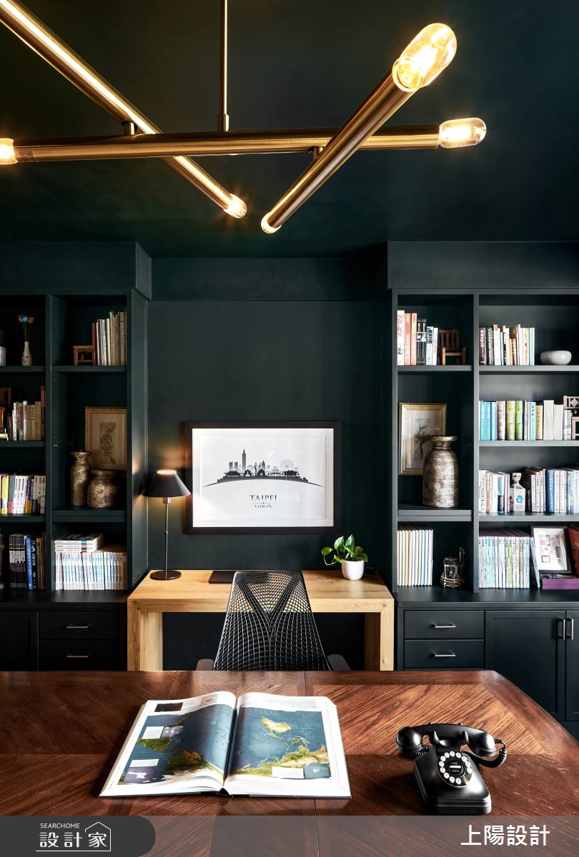 45坪新成屋(5年以下)＿美式風書房案例圖片＿上陽設計＿上陽_43之16