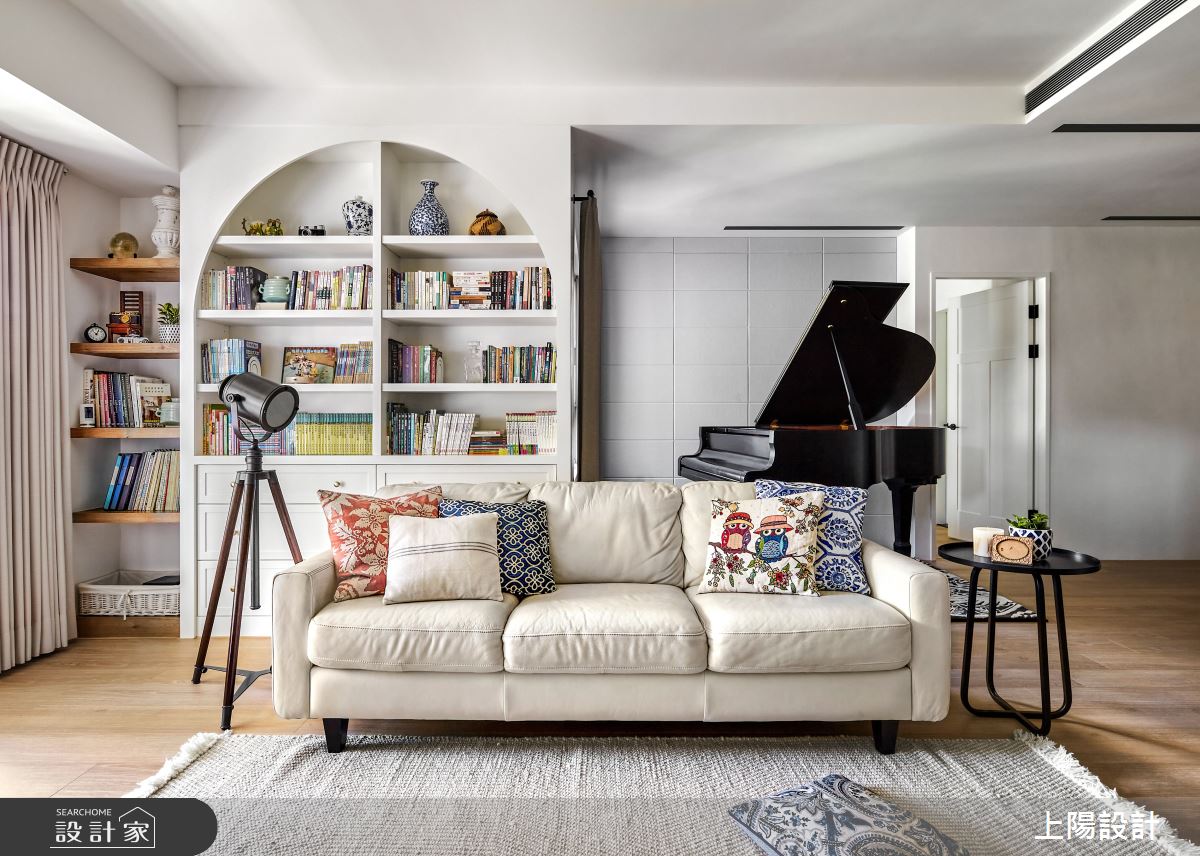 45坪新成屋(5年以下)＿美式風客廳案例圖片＿上陽設計＿上陽_43之2