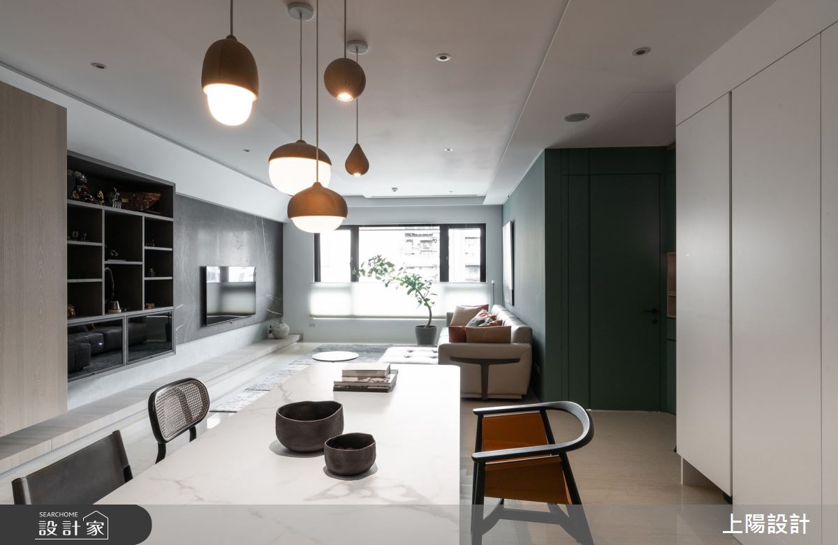 50坪中古屋(5~15年)＿現代簡約風客廳餐廳案例圖片＿上陽設計＿上陽_44之9