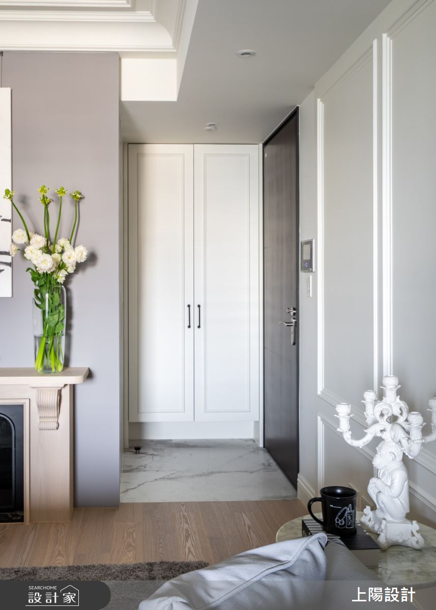 22坪新成屋(5年以下)＿法式時尚風玄關案例圖片＿上陽設計＿上陽_45之1