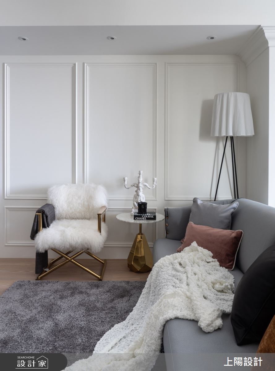 22坪新成屋(5年以下)＿法式時尚風客廳案例圖片＿上陽設計＿上陽_45之4