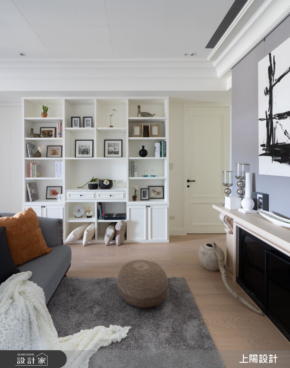 22坪新成屋(5年以下)＿法式時尚風客廳案例圖片＿上陽設計＿上陽_45之7