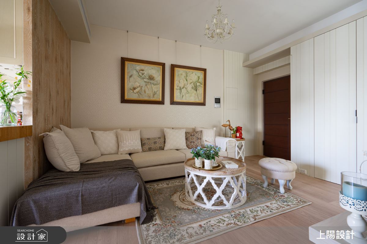 17坪中古屋(5~15年)＿英式鄉村風客廳案例圖片＿上陽設計＿上陽_46之4